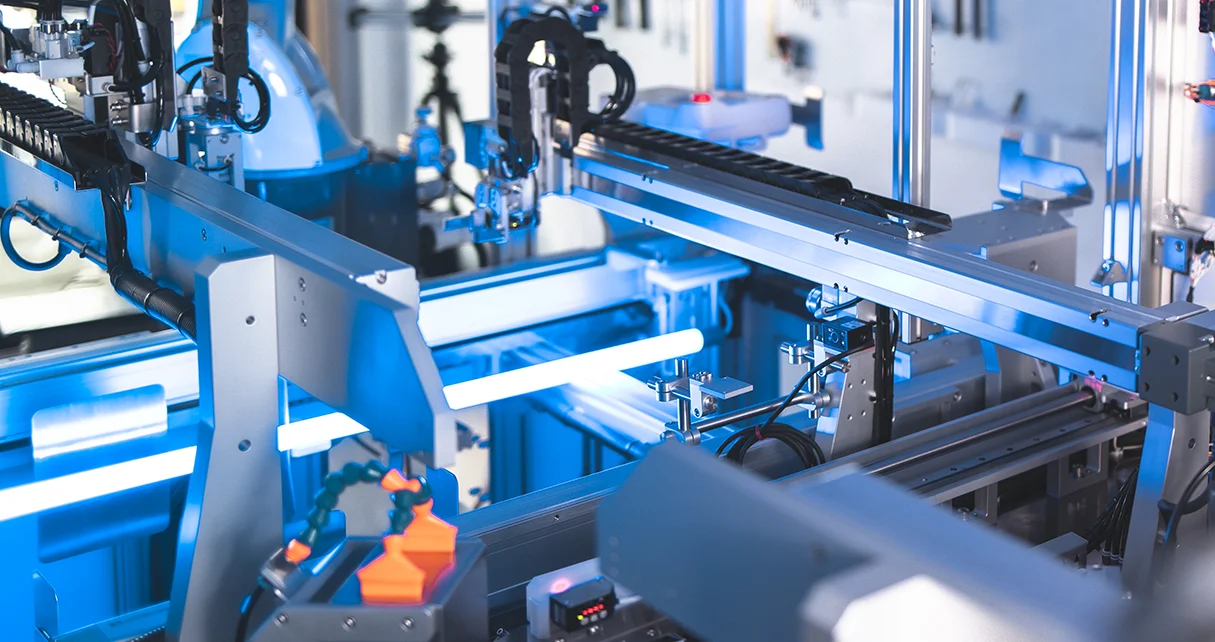Machinery from the Blue Hawk production facility.